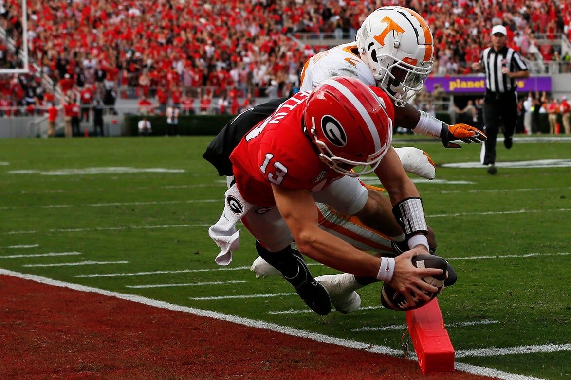 Georgia is back on top in second College Football Playoff rankings